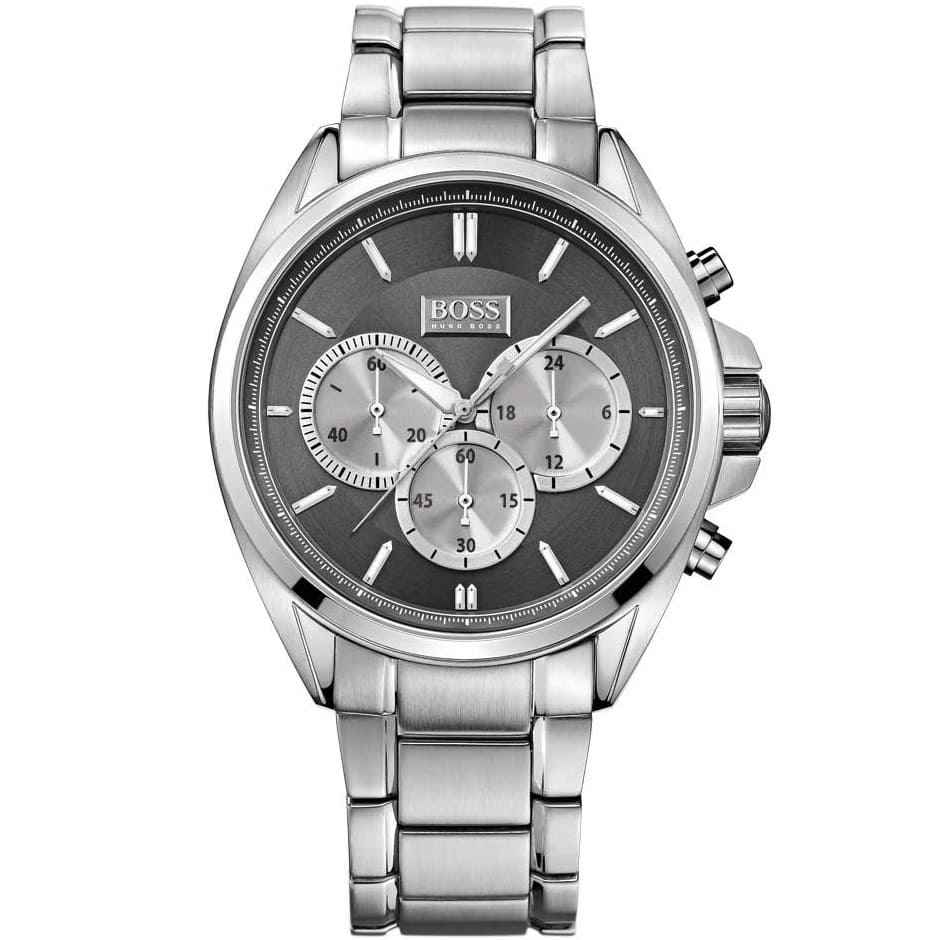 1512883-hugo-boss-watch-men-silver-metal-driver.jpg ساعة هوغو بوس للرجال 1512883 - الصورة 1