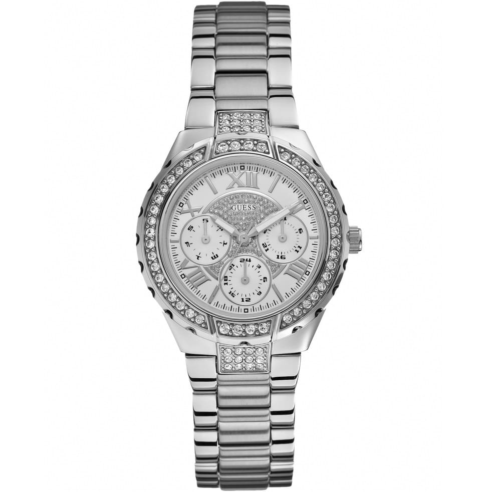 w0111l1-guess-watch-women-silver-metal-viva.jpg ساعة جيس للنساء W0111L1 - الصورة 1