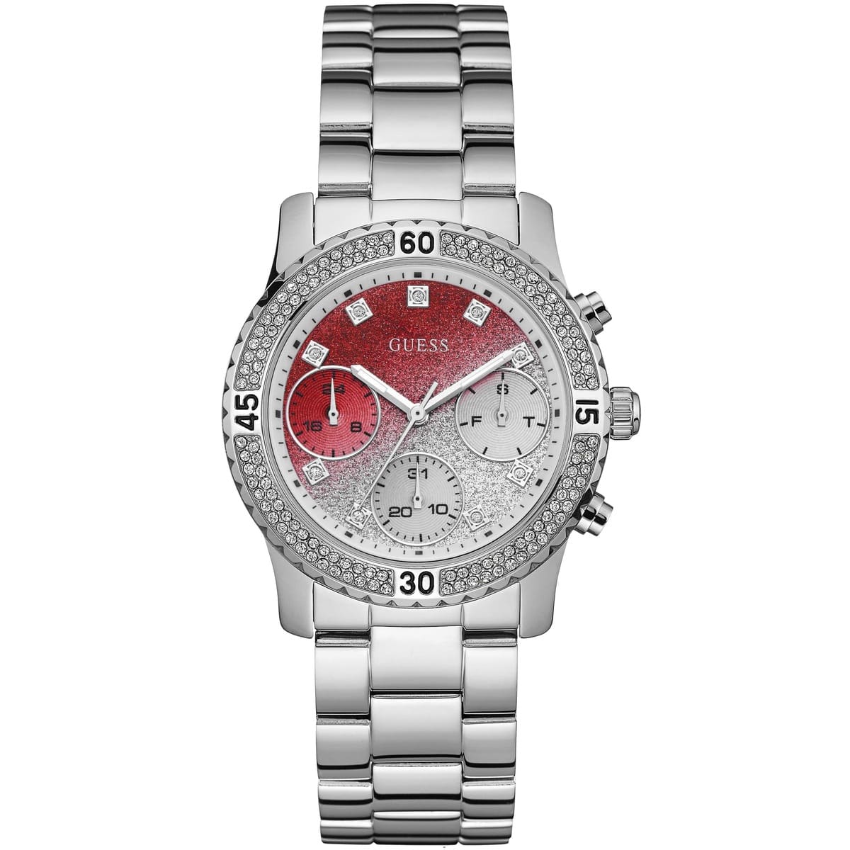 w0774l7-guess-watch-women-silver-metal-confetti.jpg ساعة جيس للنساء W0774L7 - الصورة 1